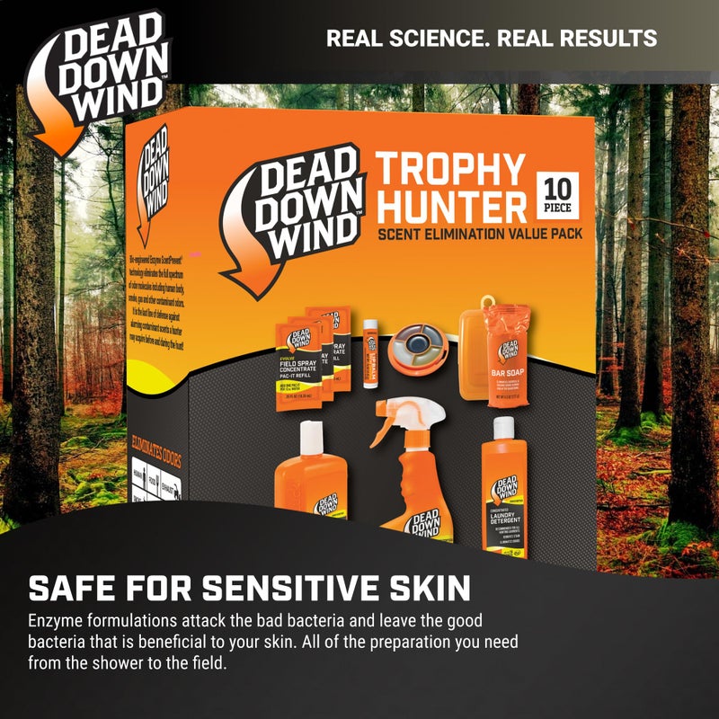 DEAD DOWN WIND Trophy Hunter Scent Eliminator, 10 Piece Kit - Image 5